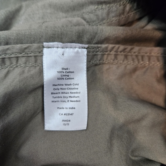Talbots Olive Green Lightweight Blazer Size 14P Women's Petite E71 - Picture 8 of 10
